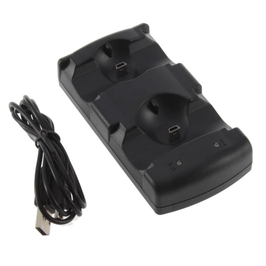JMT-008458 USB Dual Charging Dock for PlayStation 3 Controllers and Move Navigation - Charges Two Devices Simultaneously