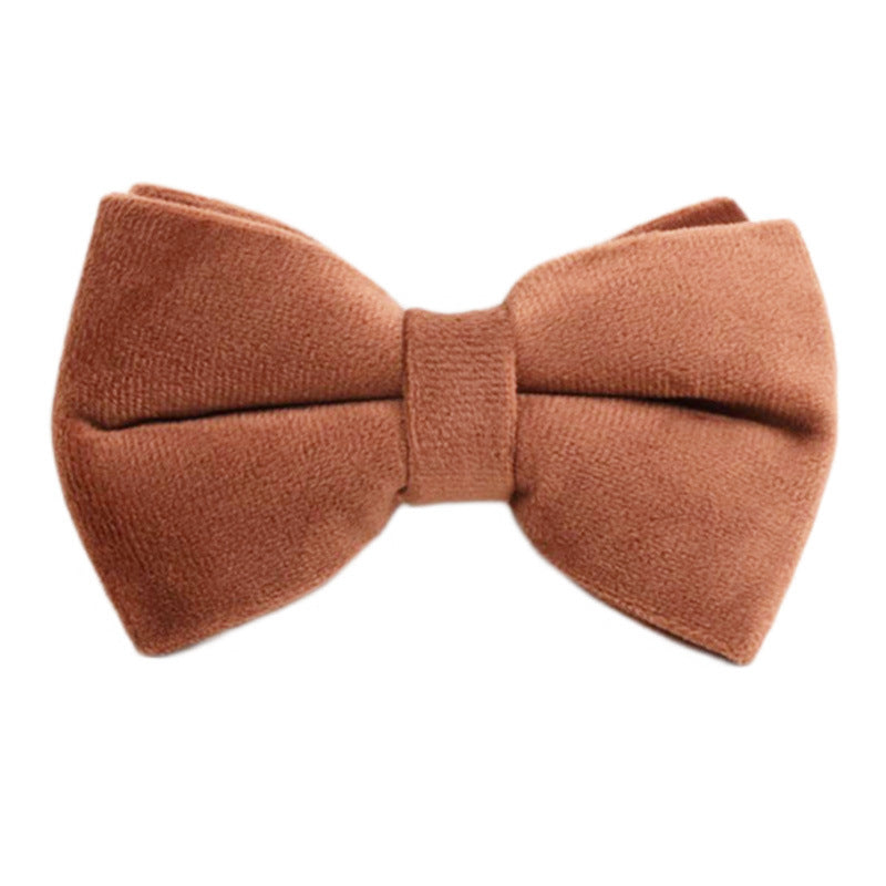 JMT-009482 Soft Velvet Fabric Dog Collar Set with Leash, Bow, Flower, Vest, and Poop Bag - Scalable Sizes XS to XL