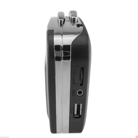 JMT-010122 USB Cassette Tape to MP3 Converter with Earphones and USB Cable, Portable Music Player