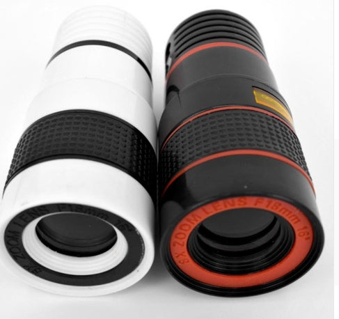 JMT-010314 12X Adjustable Lens for Mobile Phones - Universal Clip-On Telephoto Accessory for Improved Image Quality