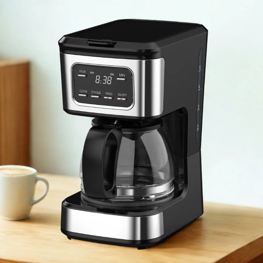 JMT-010570 6-Cup Coffee Maker with Non-Stick Warmer Plate and Clear Water Level Indicator