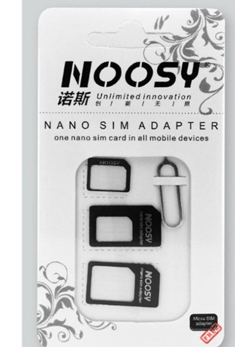 JMT-010634 Three-Piece SIM Card Set – Durable PC Material in Black and White