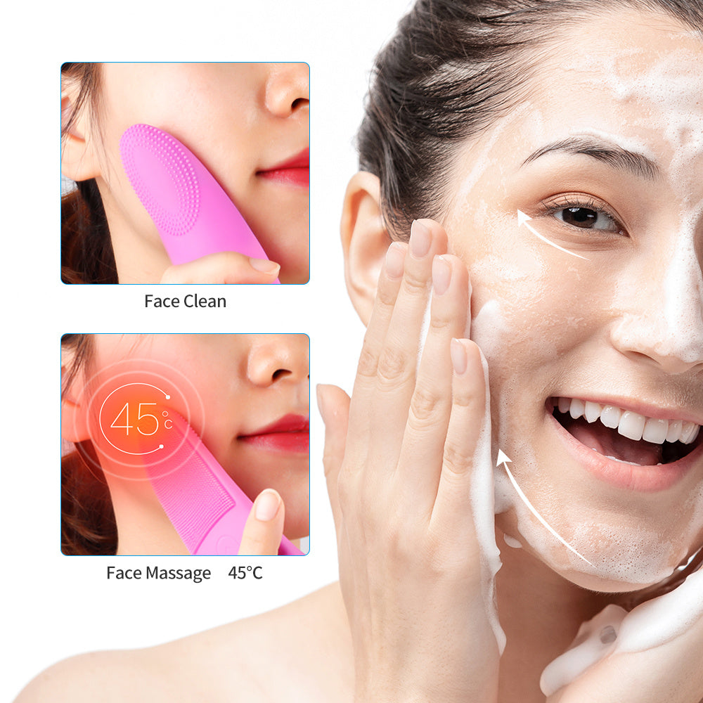 JMT-010698 Electric Silicone Face Washer - ABS Material, 3.7V, 2.5W, Compact Size for Effective Cleansing