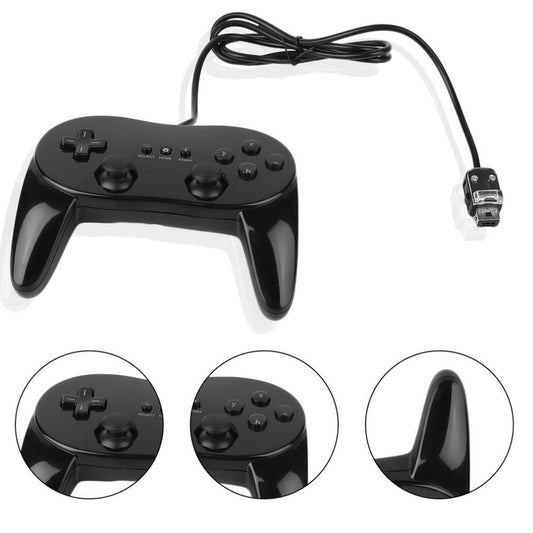JMT-010762 Classic Wired Game Controller for Nintendo Wii with 8 Buttons and Comfortable Grip