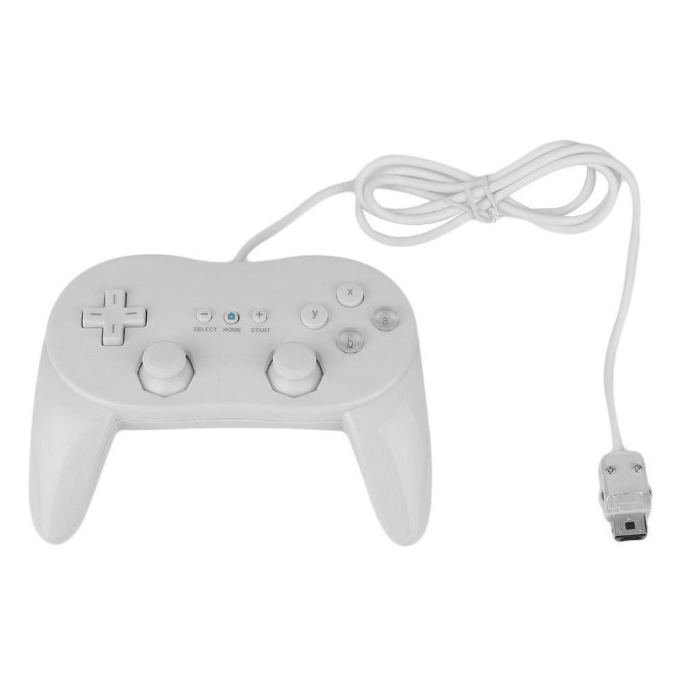 JMT-010762 Classic Wired Game Controller for Nintendo Wii with 8 Buttons and Comfortable Grip