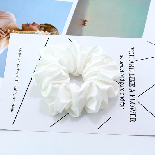 JMT-010826 Satin Cloth Circle Headdress in Bright Colors for Fashion Styling
