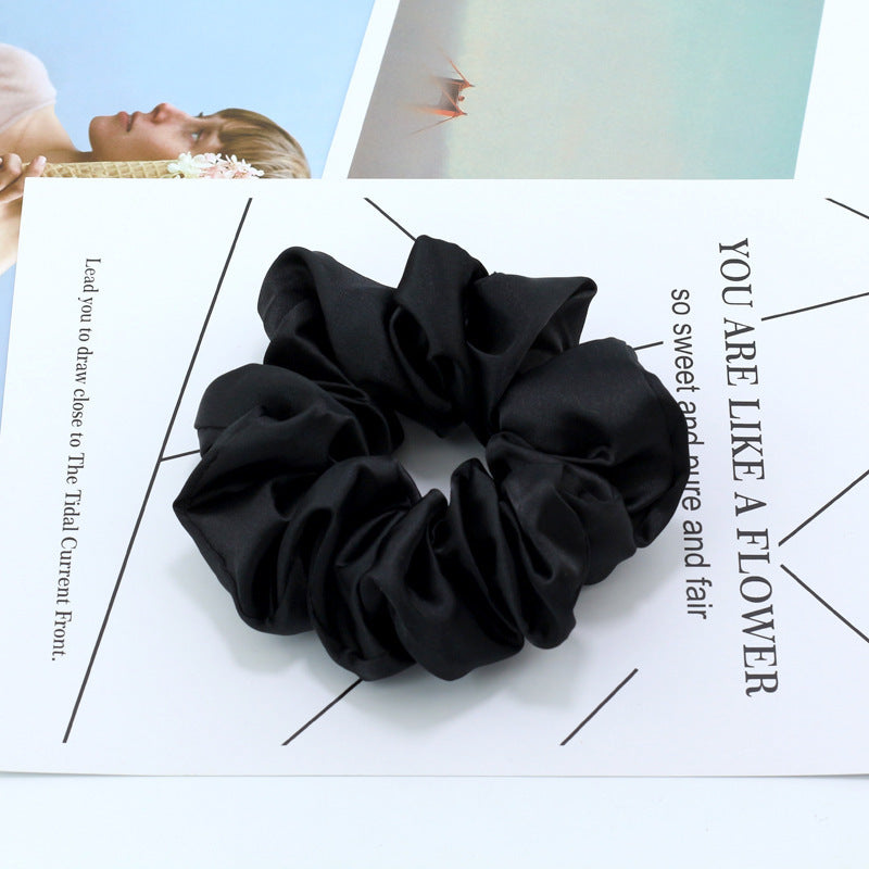 JMT-010826 Satin Cloth Circle Headdress in Bright Colors for Fashion Styling