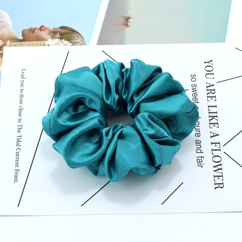 JMT-010826 Satin Cloth Circle Headdress in Bright Colors for Fashion Styling