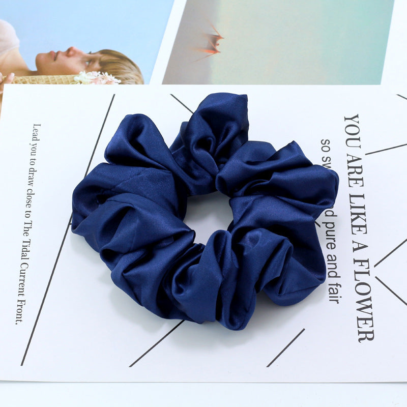 JMT-010826 Satin Cloth Circle Headdress in Bright Colors for Fashion Styling