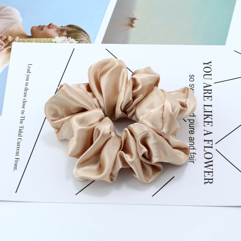 JMT-010826 Satin Cloth Circle Headdress in Bright Colors for Fashion Styling