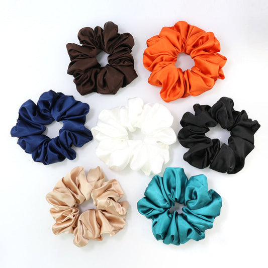 JMT-010826 Satin Cloth Circle Headdress in Bright Colors for Fashion Styling