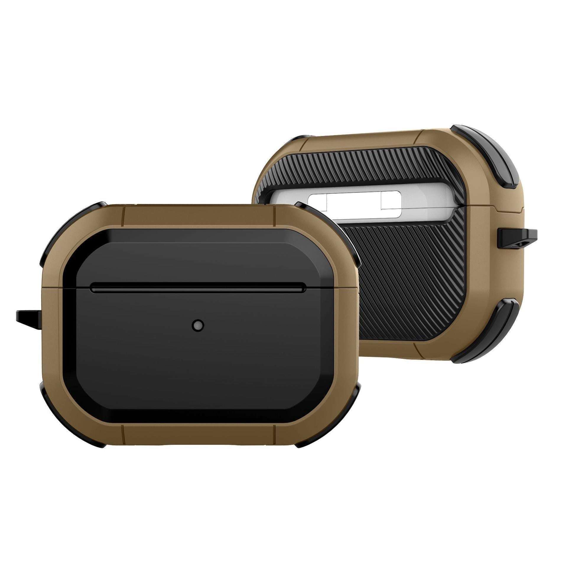 JMT-010954 AirPods Pro Flip Style Protective Sleeve - Camouflage Design, TPU and Plastic Material