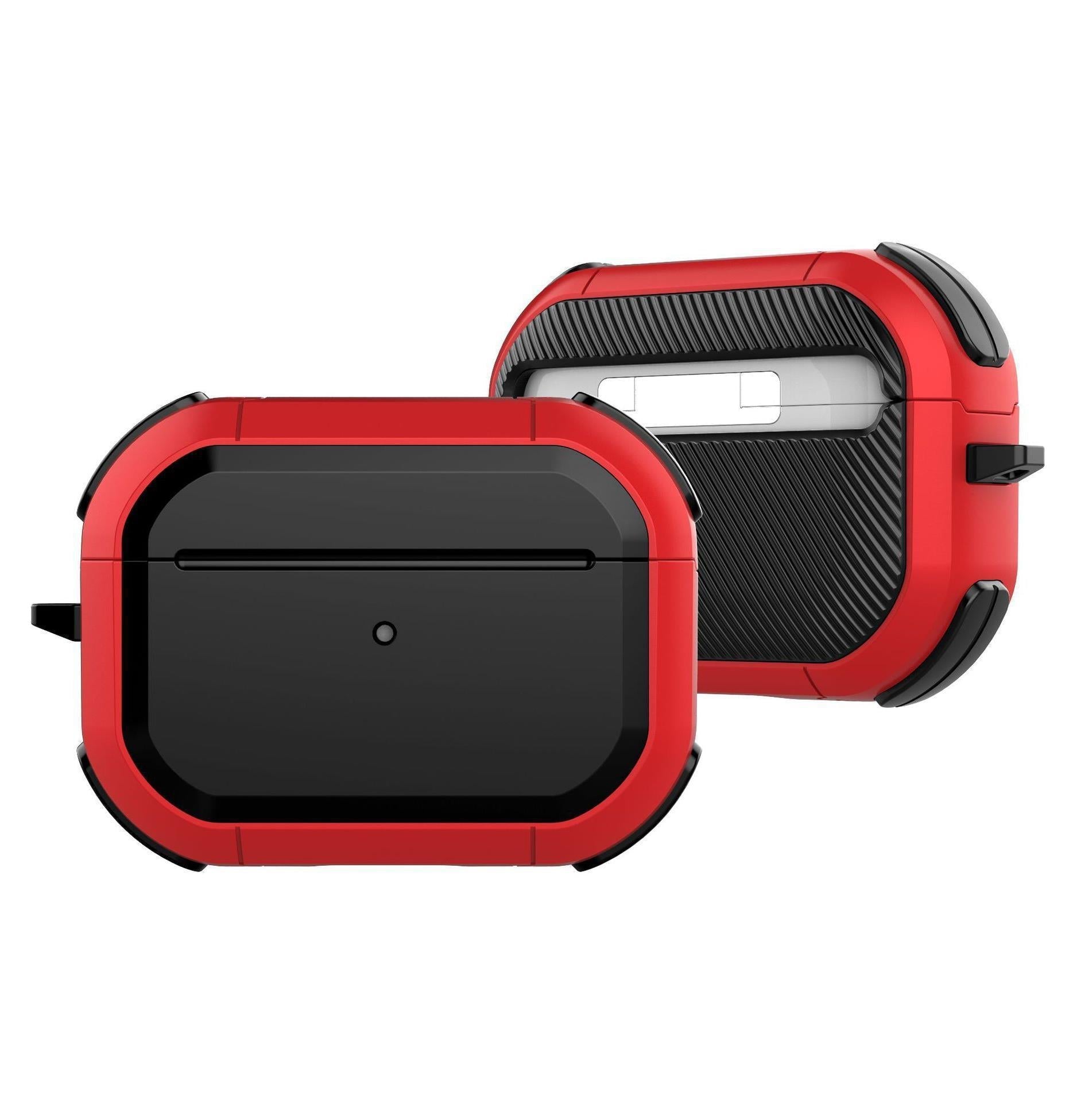 JMT-010954 AirPods Pro Flip Style Protective Sleeve - Camouflage Design, TPU and Plastic Material