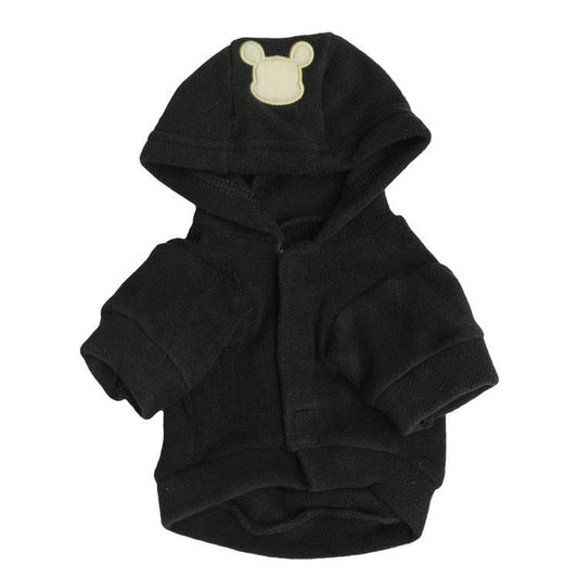 JMT-011082 Embroidered Polar Fleece Hooded T-Shirt for Pets in Multiple Colors and Sizes