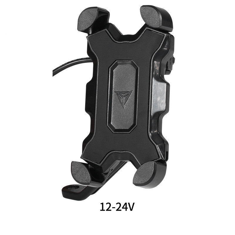 JMT-011146 Adjustable Bicycle and Motorcycle Mobile Phone Holder with Aluminum Lens Bracket, Suitable for 4 to 6.5 Inch Phones