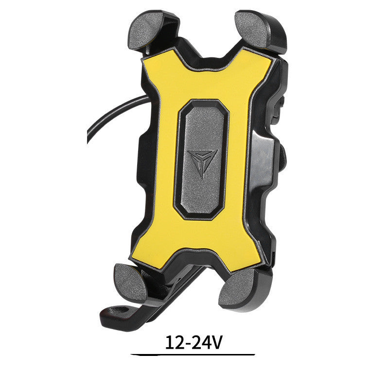 JMT-011146 Adjustable Bicycle and Motorcycle Mobile Phone Holder with Aluminum Lens Bracket, Suitable for 4 to 6.5 Inch Phones