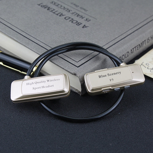 JMT-011274 F5 Wireless Bluetooth Headset with Stereo Sound and Multi-Point Connectivity