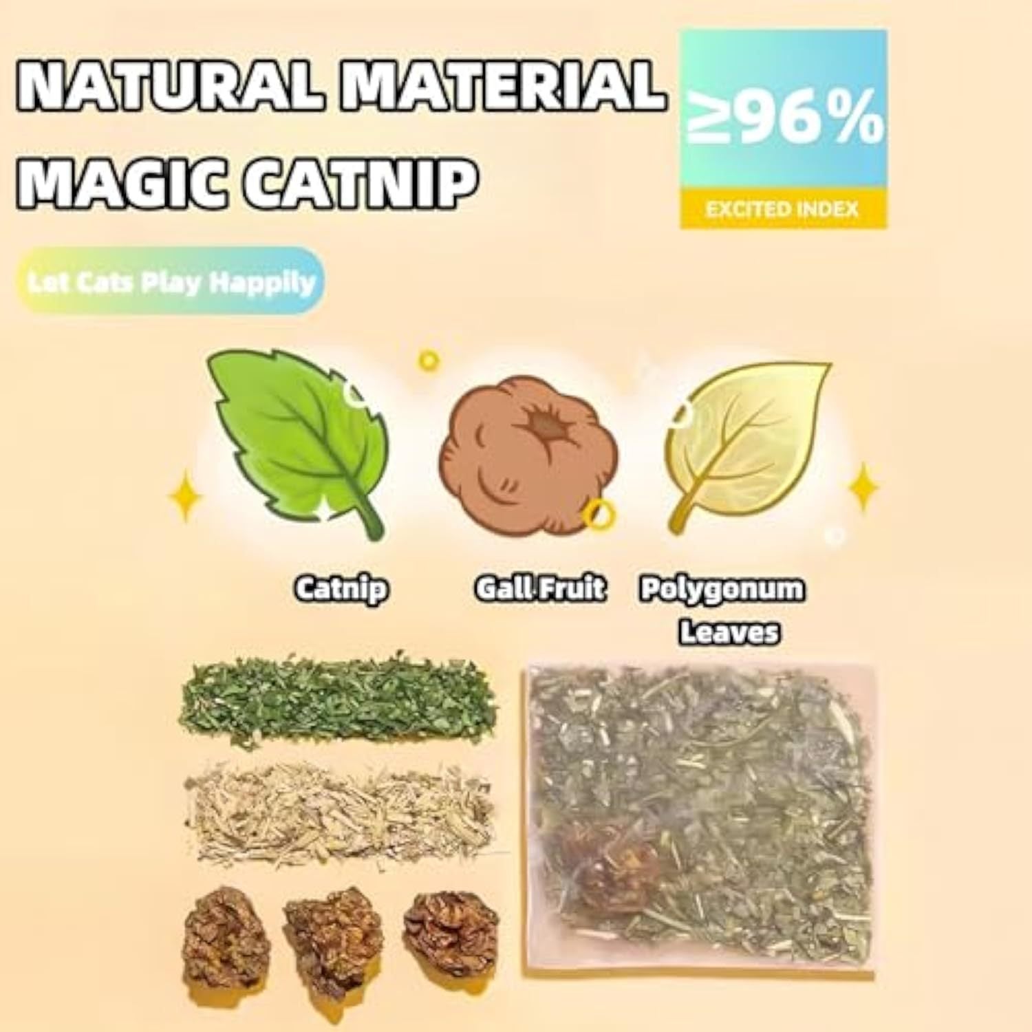 JMT-011274 Interactive Cotton Rope Cat Toy with Catnip and Feathers - Safe Chew and Kicker Toy for Cats and Kittens