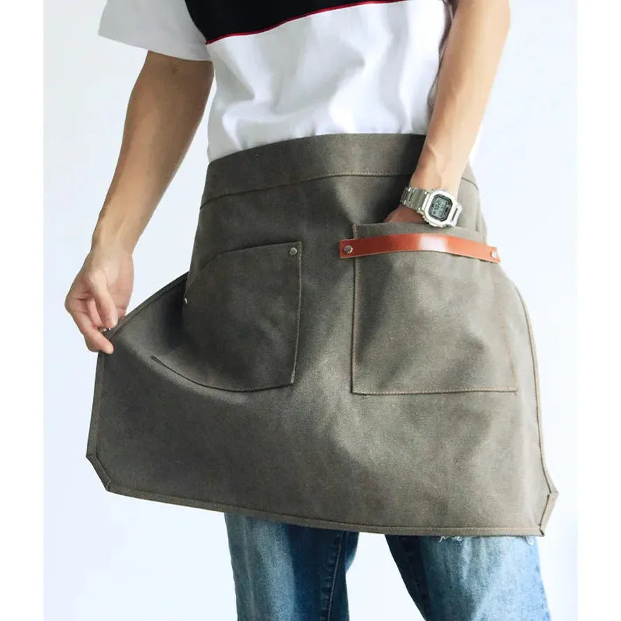 JMT-011338 Canvas Waist Apron for Men and Women - Eco-Friendly Fabric, Custom Logo, Various Colours