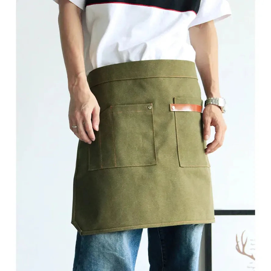 JMT-011338 Canvas Waist Apron for Men and Women - Eco-Friendly Fabric, Custom Logo, Various Colours