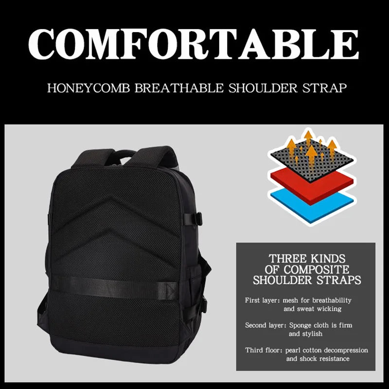 JMT-011466 Custom Large Capacity Laptop Backpack for Casual and Business Use - Unisex, Suitable for Students