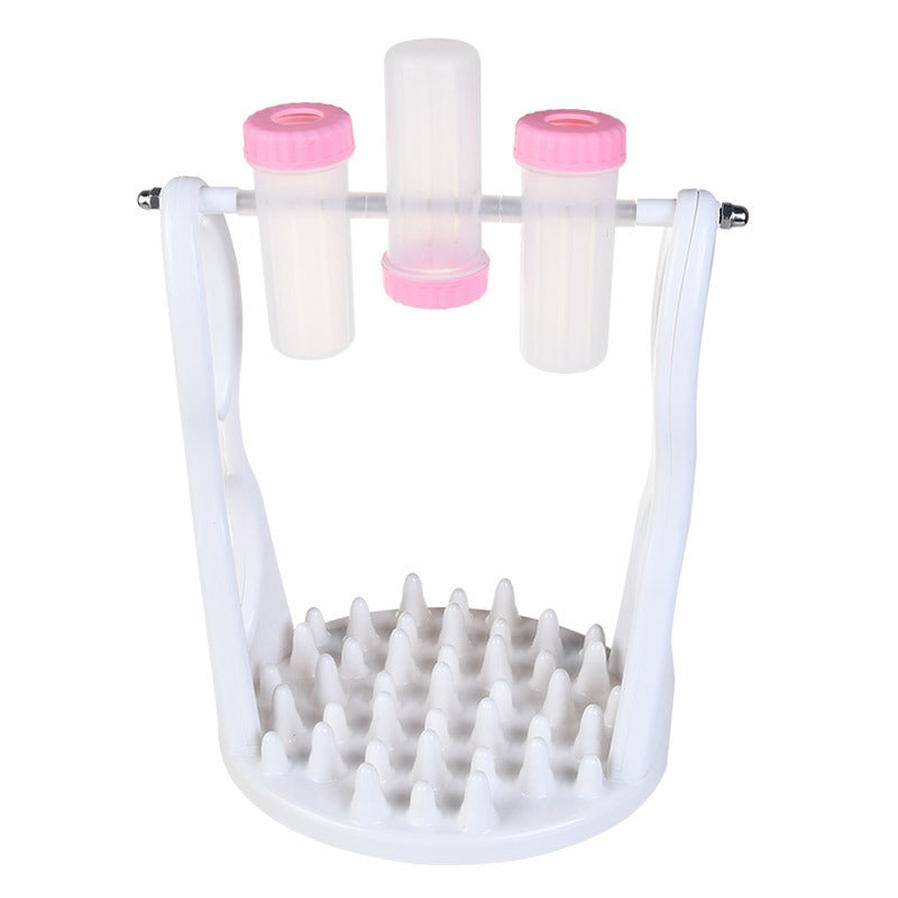 JMT-011466 Interactive Pet Feeding Bowl - Slow Feeder with Silica Gel Base and Fun Food Dispensing Design in Blue, Yellow, and Pink