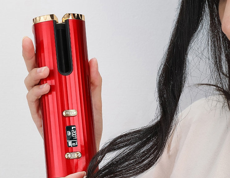 JMT-011594 Rechargeable Automatic Rotary Curling Iron for Home and Travel - 16mm-20mm Heating Diameter