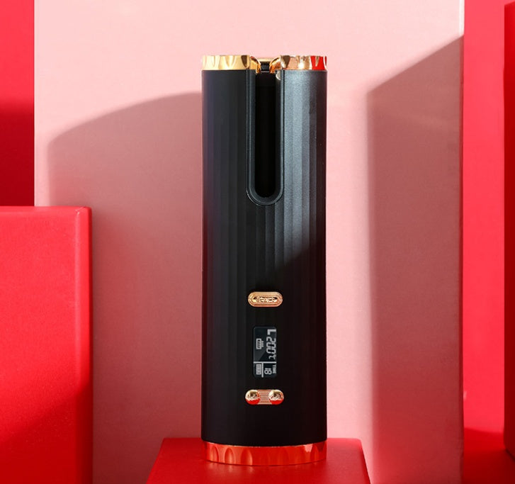 JMT-011594 Rechargeable Automatic Rotary Curling Iron for Home and Travel - 16mm-20mm Heating Diameter