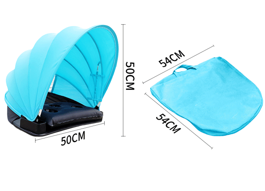 JMT-012490 Sunproof Outdoor Beach Umbrella with Adjustable Tilt and Portable Design