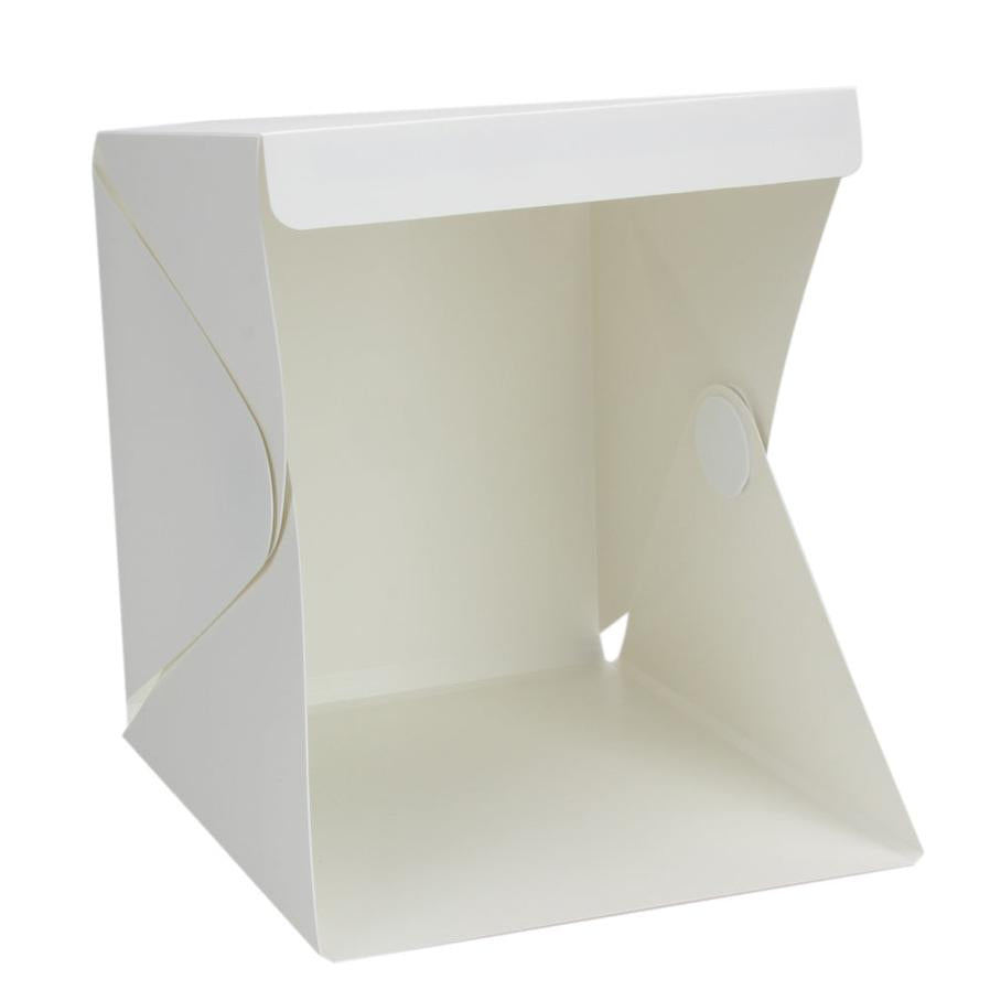 JMT-013130 Portable LED Mini Photo Studio Light Box - 22.6 x 23 x 24 cm, White Softbox