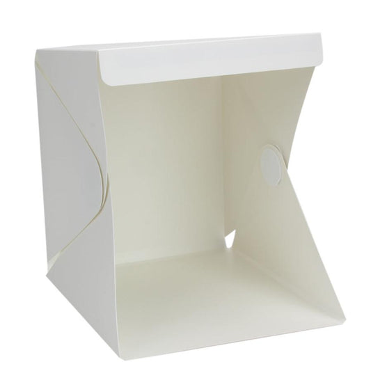 JMT-013130 Portable LED Mini Photo Studio Light Box - 22.6 x 23 x 24 cm, White Softbox