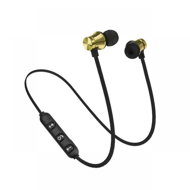 JMT-013258 Bluetooth Sports Earphones with Microphone and Noise Cancellation - Lightweight, Ergonomic Design, Foldable, HD Voice, 10m Range