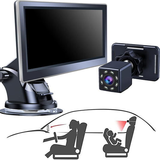 JMT-013514 Infrared Night Vision Rearview Mirror for Infants in Cars