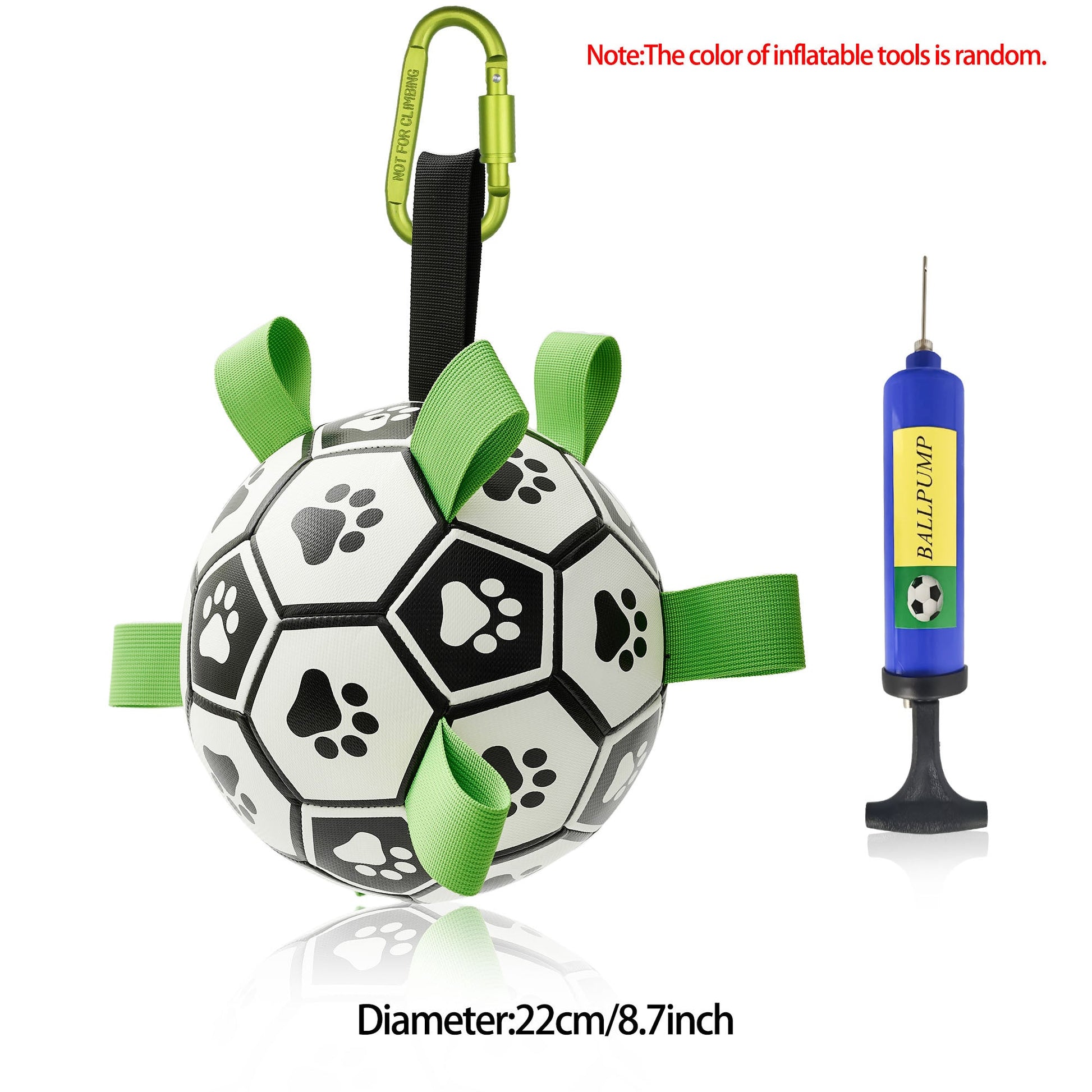 JMT-013578 Interactive Inflatable Dog Soccer Ball Toy for Training and Play – Perfect for Large Dogs