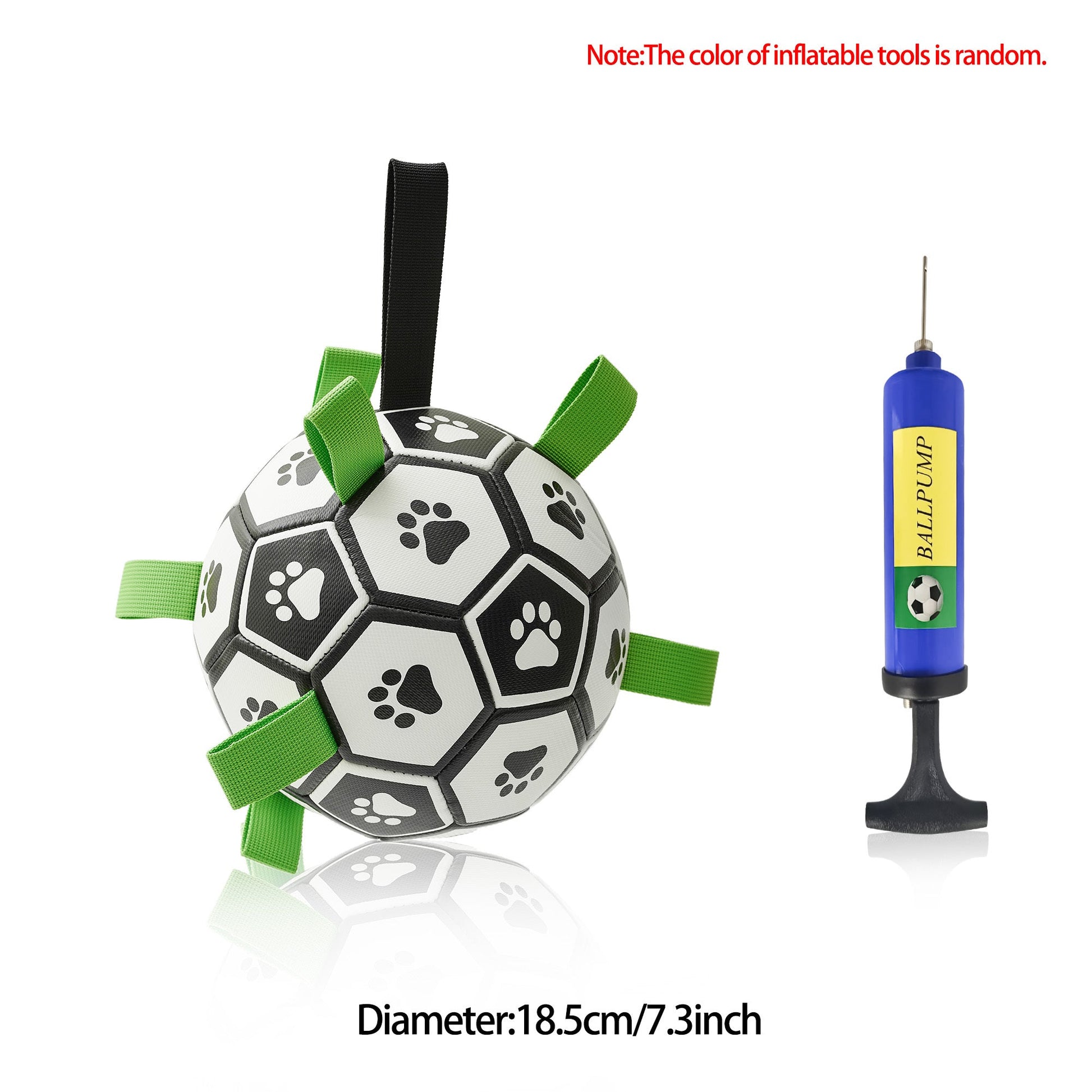 JMT-013578 Interactive Inflatable Dog Soccer Ball Toy for Training and Play – Perfect for Large Dogs