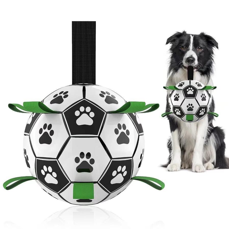 JMT-013578 Interactive Inflatable Dog Soccer Ball Toy for Training and Play – Perfect for Large Dogs