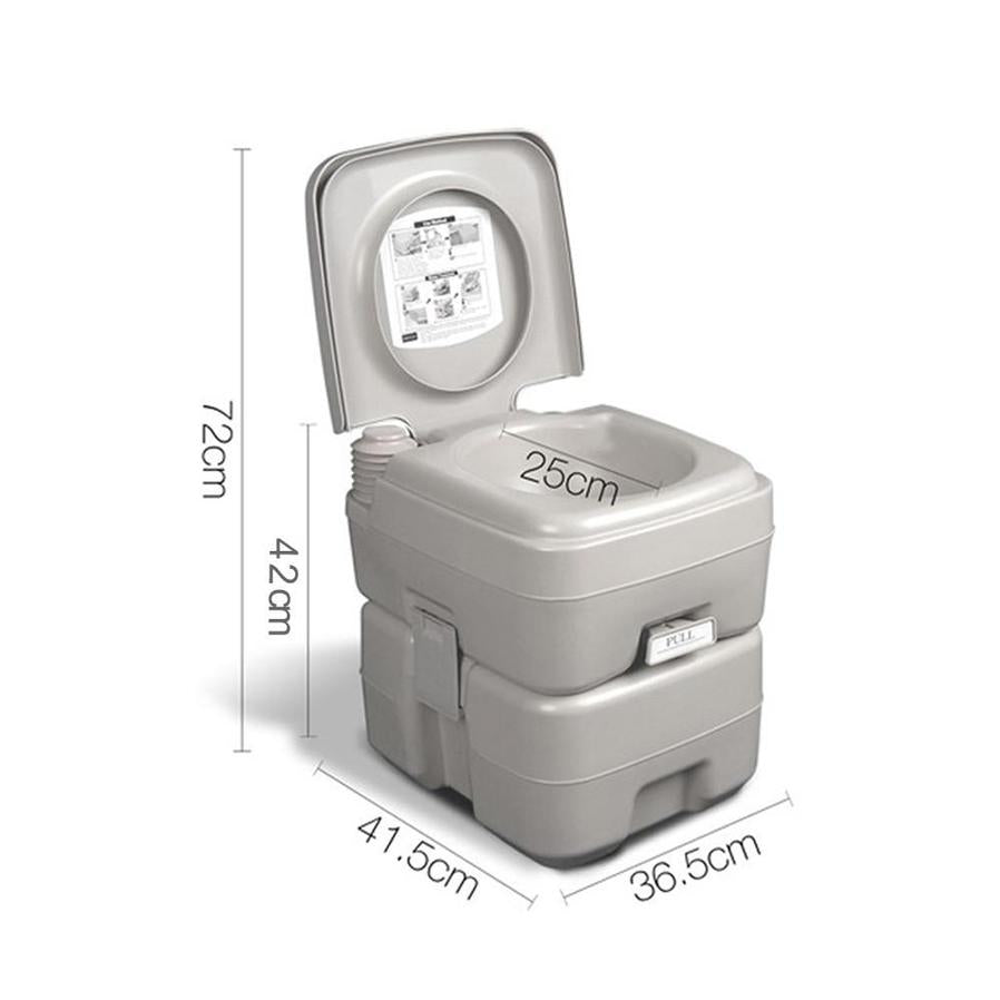 JMT-013642 20L Portable Camping Toilet with Waste Tank – Ideal for Outdoor Adventures and Travel