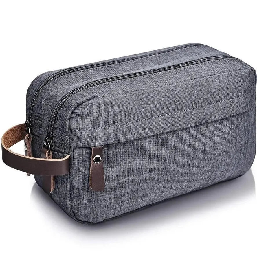 JMT-013642 Large Capacity Handheld Travel Cosmetic Bag - Portable Oxford Cloth Storage with Zipper Closure