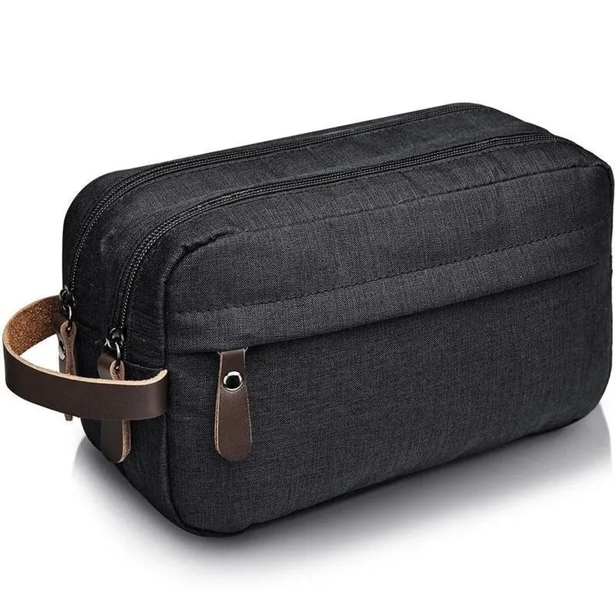 JMT-013642 Large Capacity Handheld Travel Cosmetic Bag - Portable Oxford Cloth Storage with Zipper Closure
