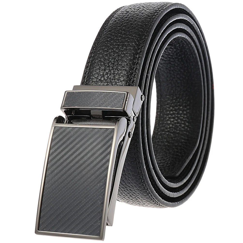 JMT-014346 Men's Genuine Leather Belt with Turquoise Inlay, Size 3.0, Model LY33-000015-5
