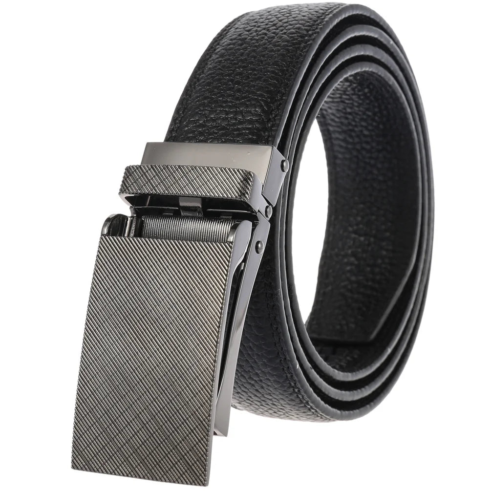 JMT-014346 Men's Genuine Leather Belt with Turquoise Inlay, Size 3.0, Model LY33-000015-5