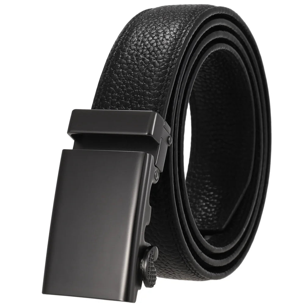 JMT-014346 Men's Genuine Leather Belt with Turquoise Inlay, Size 3.0, Model LY33-000015-5