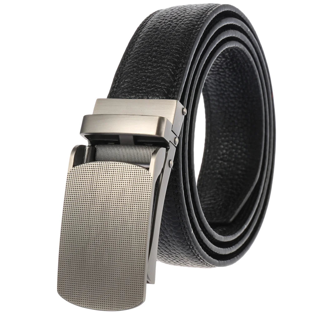 JMT-014346 Men's Genuine Leather Belt with Turquoise Inlay, Size 3.0, Model LY33-000015-5
