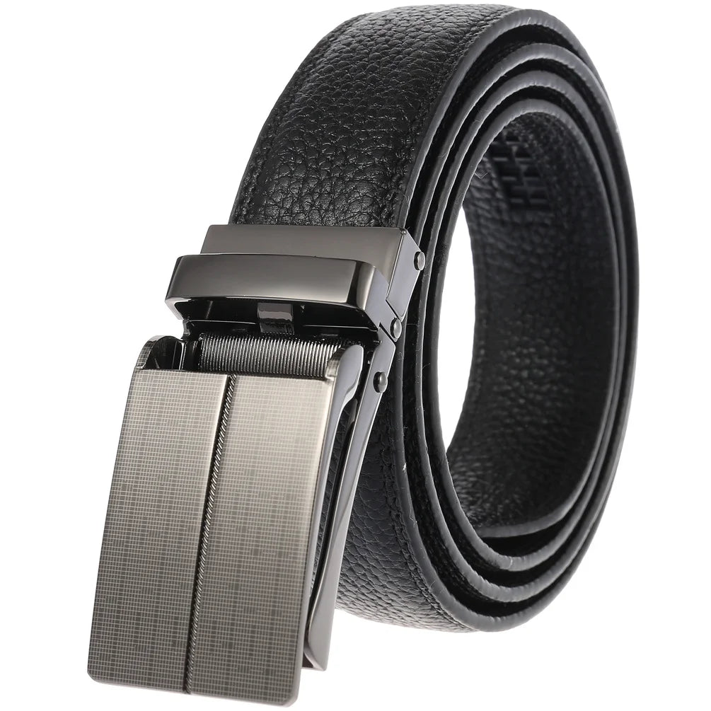 JMT-014346 Men's Genuine Leather Belt with Turquoise Inlay, Size 3.0, Model LY33-000015-5