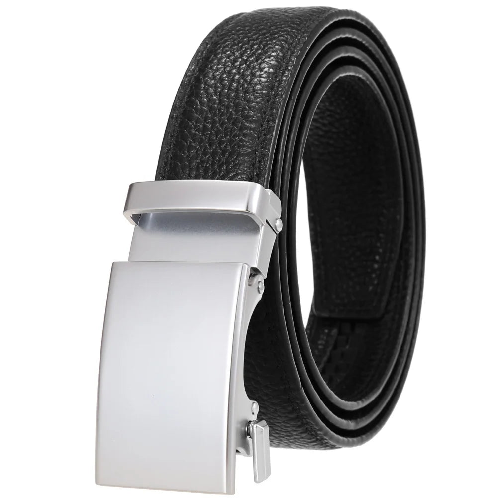JMT-014346 Men's Genuine Leather Belt with Turquoise Inlay, Size 3.0, Model LY33-000015-5