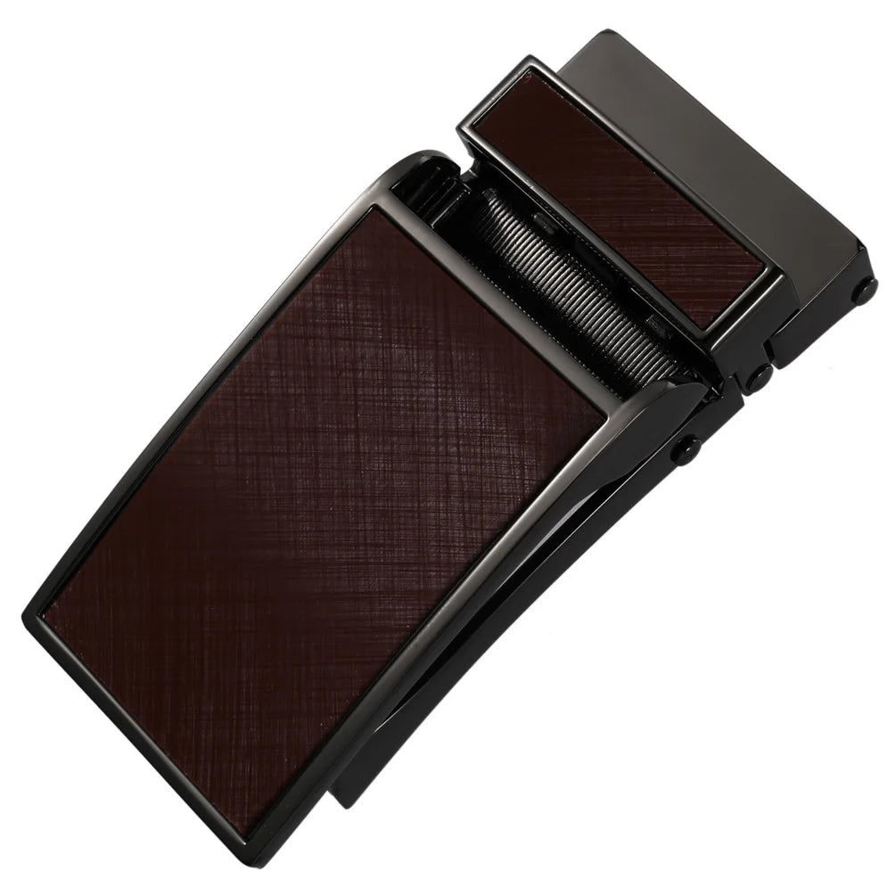 JMT-014346 Men's Genuine Leather Belt with Turquoise Inlay, Size 3.0, Model LY33-000015-5
