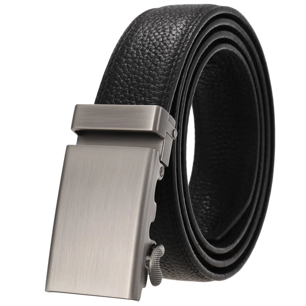 JMT-014346 Men's Genuine Leather Belt with Turquoise Inlay, Size 3.0, Model LY33-000015-5