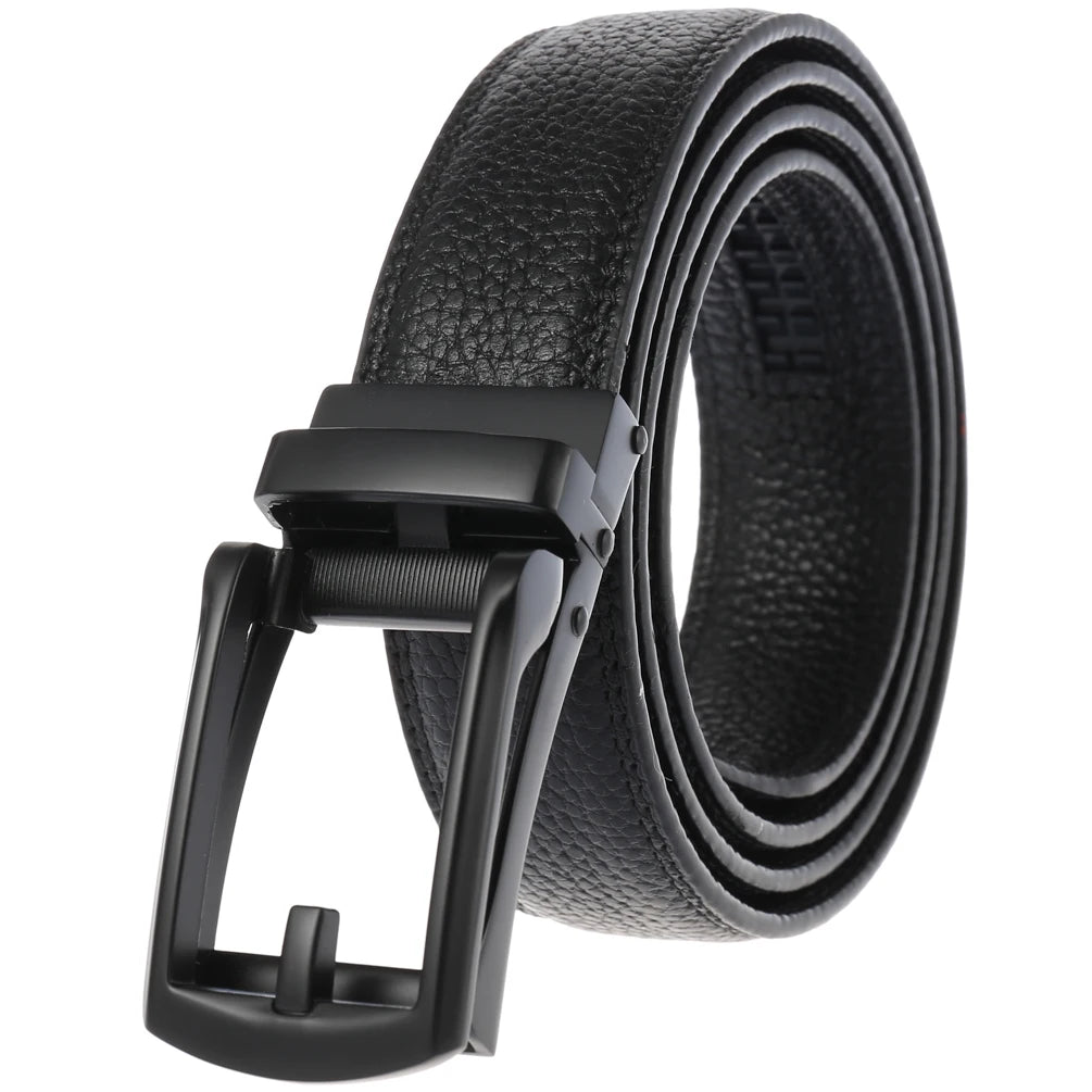 JMT-014346 Men's Genuine Leather Belt with Turquoise Inlay, Size 3.0, Model LY33-000015-5