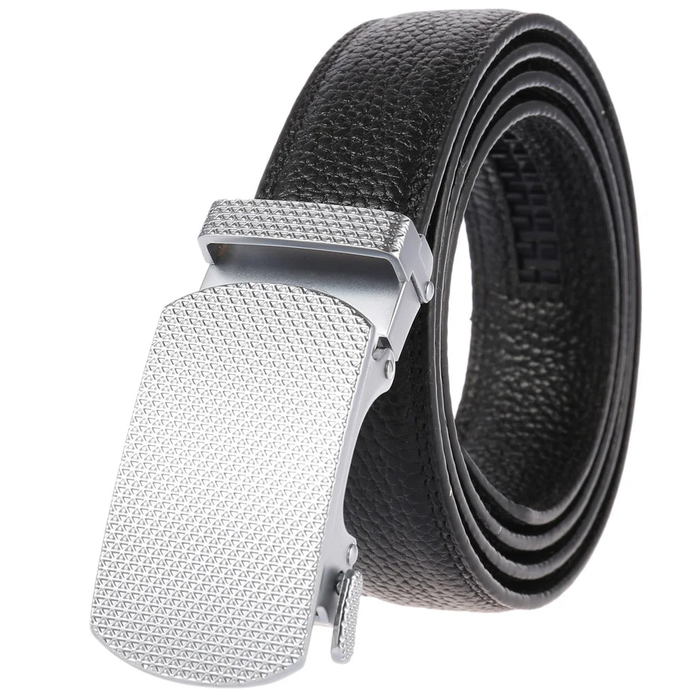 JMT-014346 Men's Genuine Leather Belt with Turquoise Inlay, Size 3.0, Model LY33-000015-5