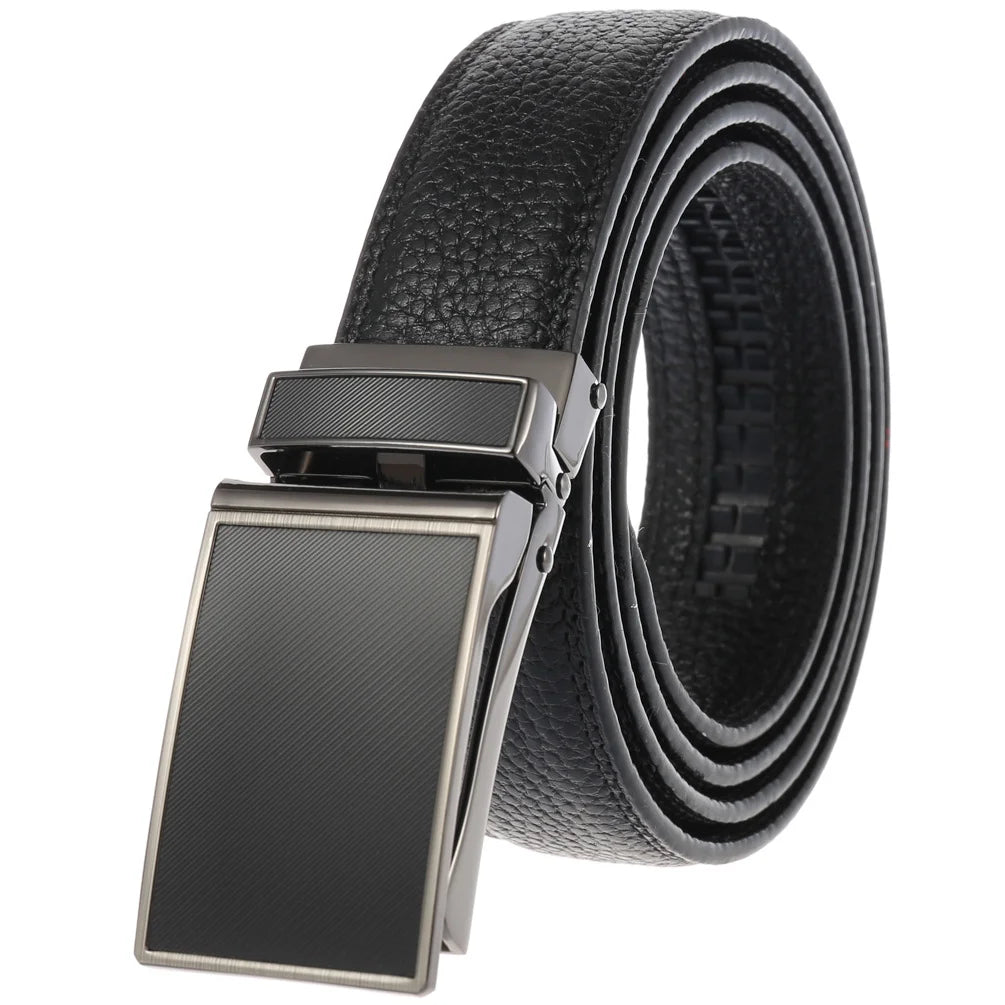 JMT-014346 Men's Genuine Leather Belt with Turquoise Inlay, Size 3.0, Model LY33-000015-5